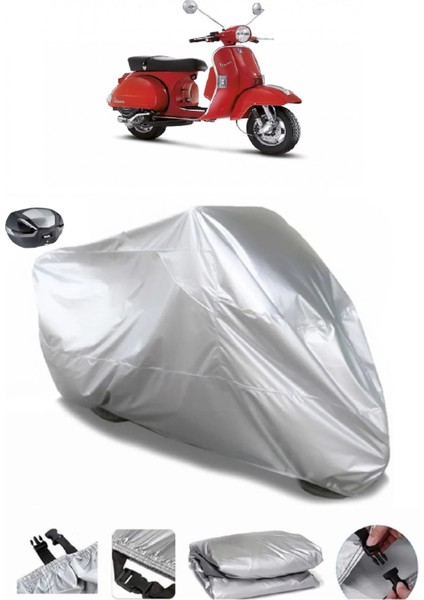 Vespa Px 150 Arka Çanta Uyumlu Su Geçirmez Motosiklet Brandası