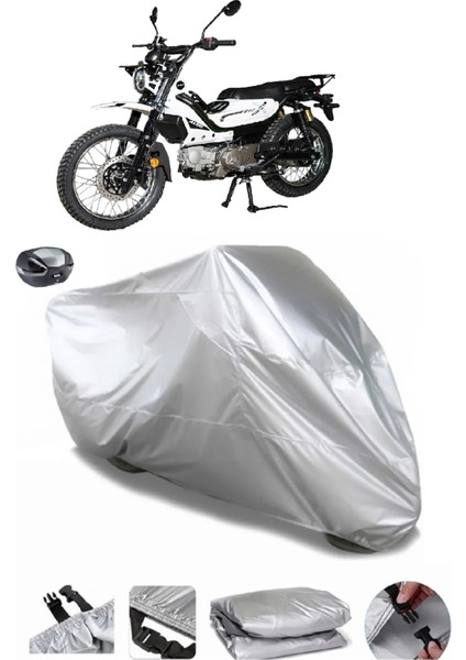 Altai Tank X125 Arka Çanta Uyumlu Su Geçirmez Motosiklet Brandası
