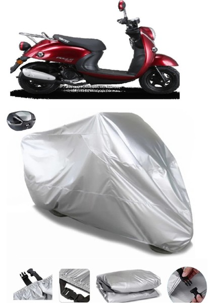 Rks Pollo 50 Arka Çanta Uyumlu Su Geçirmez Motosiklet Brandası