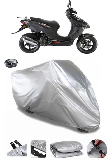 Keeway Arn 150 Arka Çanta Uyumlu Su Geçirmez Motosiklet Brandası