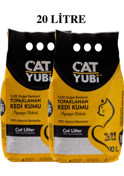 Papatya Kokulu Topaklanan Kedi Kumu 20 Lt