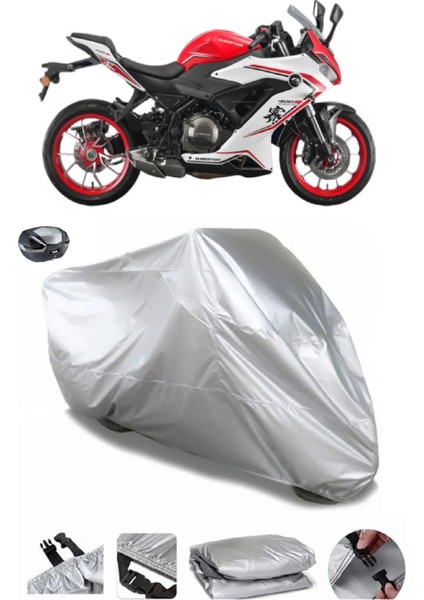 Qj Srk 400 Rr Arka Çanta Uyumlu Su Geçirmez Motosiklet Brandası