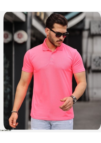 Mens Style Performans Polo Yaka Tişört