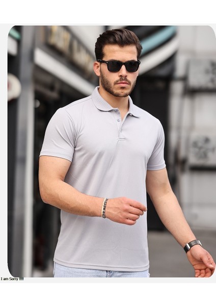 Mens Style Performans Polo Yaka Tişört