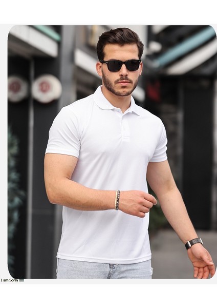 Mens Style Performans Polo Yaka Tişört