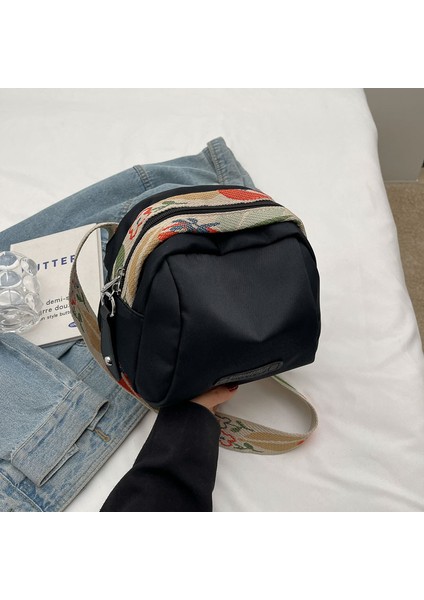 2024 Yeni Omuz Çantası Kadın Crossbody Çanta Ilkbahar ve Yaz Kadın Çantası Rahat Kanvas Çanta Çok Yönlü Kadın Oxford Kumaş Kabuk Çanta (Yurt Dışından)