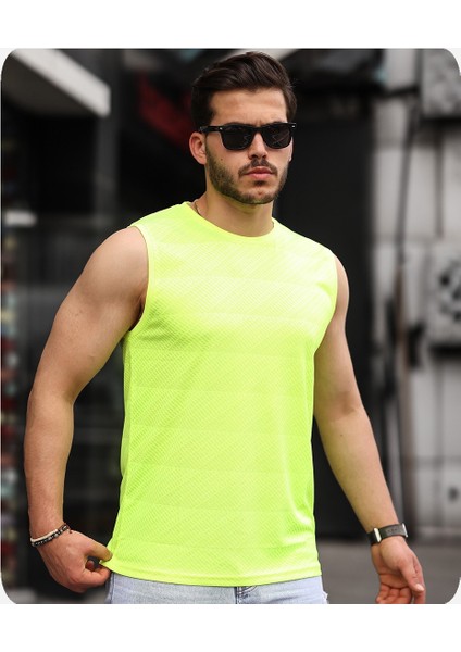 Mens Style Mikro Baskılı Desenli Sporcu T-Shirt