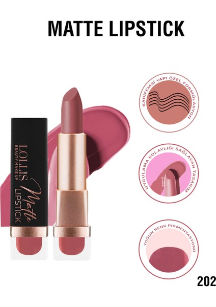Matte Lipstick 203 / Mat Ruj 203 fiyatları