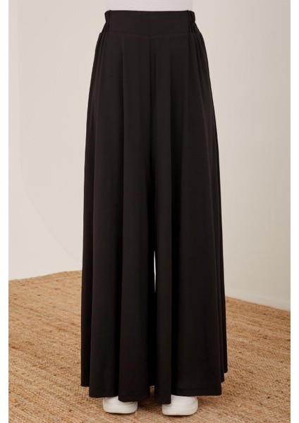 Oversize Bluzu Olan Füzo Taytlı Pantolon Etekli Spor Takım 23Y6607 Siyah indirimleri