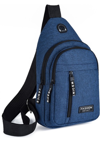 Göğüs Çok Fonksiyonlu Spor Açık Hava Omuz Oxford Kumaş Crossbody Çanta (Yurt Dışından)