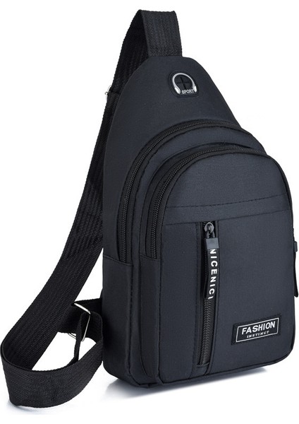 Göğüs Çok Fonksiyonlu Spor Açık Hava Omuz Oxford Kumaş Crossbody Çanta (Yurt Dışından)