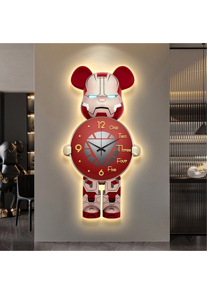 Baırang Şiddetli Ayı Oturma Odası Duvar Saati (Yurt Dışından)