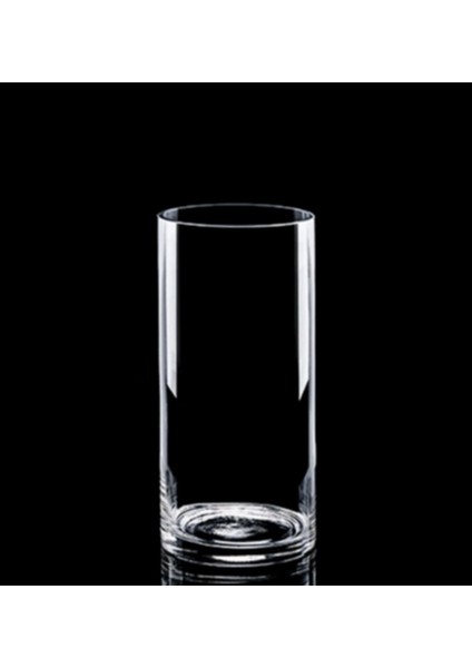 Silindir Cam Vazo Dekoratif El Imalati Orta 29X14 cm fiyatları