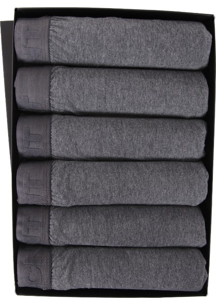 Erkek 6 Adet Pamuklu Likralı Özel Kutusunda Premium Kaliteli Boxer