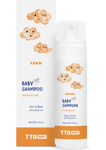 Soft Bebek Köpük Şampuanı 200 ml