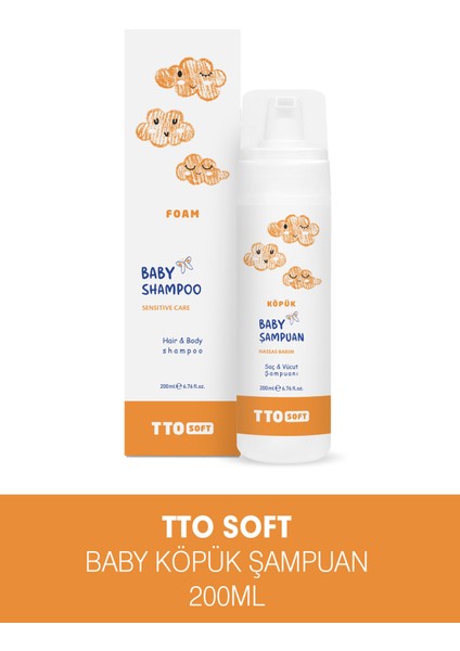 Soft Bebek Köpük Şampuanı 200 ml