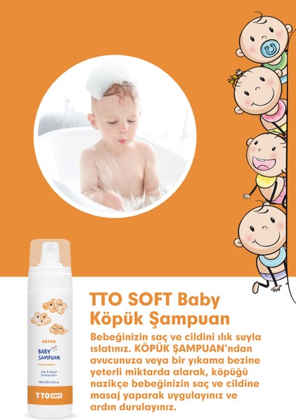 Soft Bebek Köpük Şampuanı 200 ml