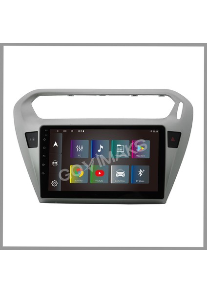 Cıtroen C-Elysee Grı 2012-2023 6 GB Ram 128 GB Hafıza Androıd Multımedıa Teyp