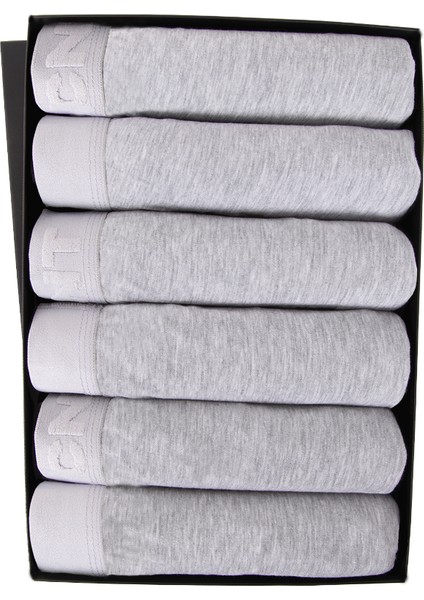 Erkek 6 Adet Pamuklu Likralı Özel Kutusunda Premium Kaliteli Boxer