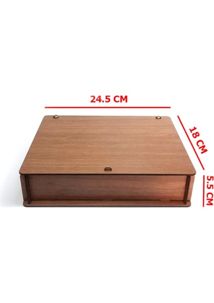 5'li Paket Hediyelik Kutu - Ahşap Kutu