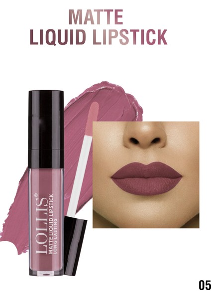 Mat Likit Ruj 05 / Matte liquid Lipstick 05