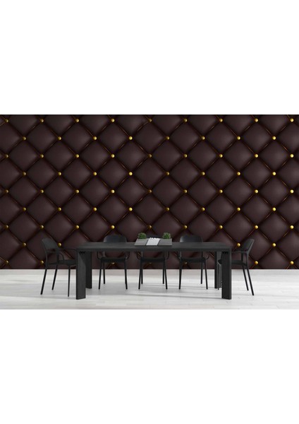 3 Boyutlu Deri Desenli Duvar Kağıdı Baskı indirimleri