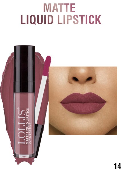 Mat Likit Ruj 14 / Matte liquid Lipstick 14