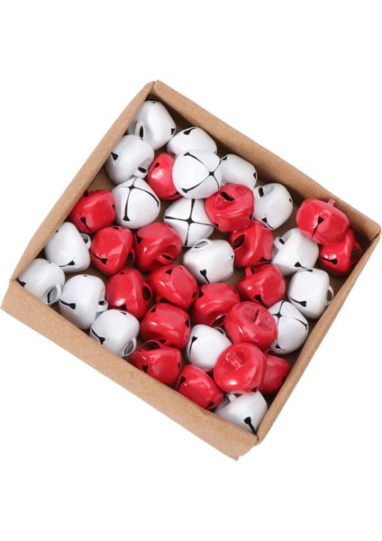 36PCS Kırmızı ve Beyaz Takı Yapımı Aksesuar Seti Noel Çanı (Yurt Dışından)