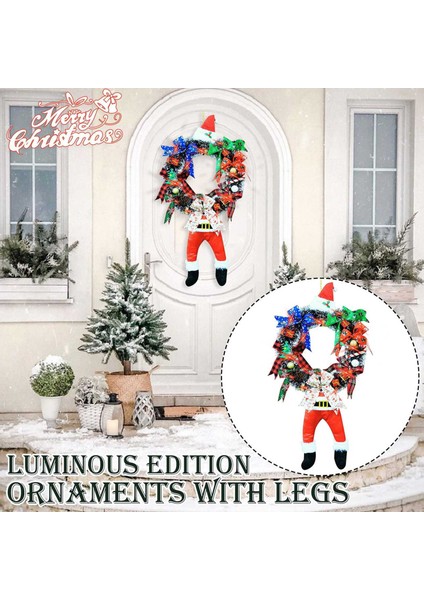 Yapay Noel Dekorasyonu Komik Noel Baba Çelengi Asılı Bir (Yurt Dışından) fiyatları