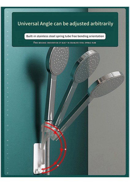 Adet 360 Derece Ayarlanabilir Duş Başlığı Braketi, Yeşil (Yurt Dışından) fırsatları