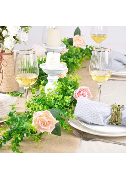 Paket Sahte Okaliptüs Çelenk, Sahte Okaliptüs Çelenk, 6ft/adet(Yeşil) (Yurt Dışından) fırsatları