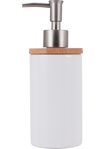 400ML Seramik Sabunluk, Mutfak ve Banyo Için Iskandinav -Beyaz (Yurt Dışından)