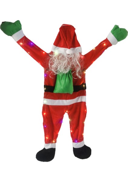 Asılı Noel Baba Dekorasyonu, Noel Süsleri, 108X90X40CM (Yurt Dışından)