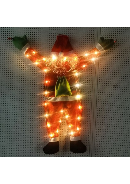 Asılı Noel Baba Dekorasyonu, Noel Süsleri, 108X90X40CM (Yurt Dışından)