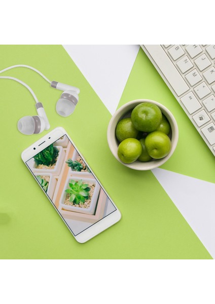 Cep Telefonu Için 3,5 mm Kulak Içi Stereo Kulaklık Kulaklık Kulaklığı (Yurt Dışından)