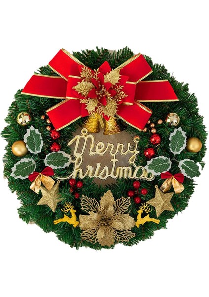 Noel Dekorasyon Çelengi 30CM Noel Ağacı Alışveriş Kırmızı 1 (Yurt Dışından)