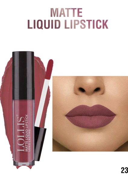 Mat Likit Ruj 23 / Matte liquid Lipstick 23