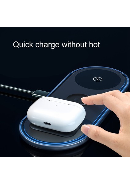 Kablosuz Şarj, iPhone 12/11 Için 15W Kablosuz Şarj Cihazı, Siyah (Yurt Dışından) modelleri