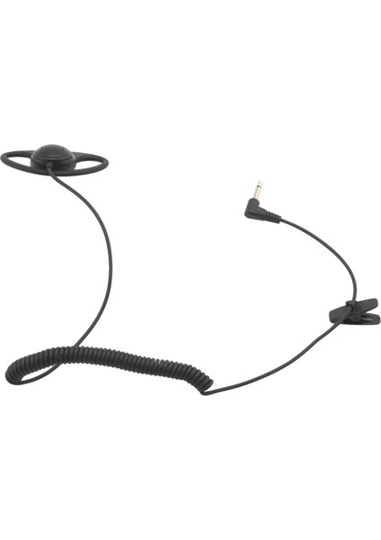 Kenwood Walkie-Talkie Içın 3.5 mm D Şekli Kulaklık Kulaklık Kulak Kancası (Yurt Dışından)