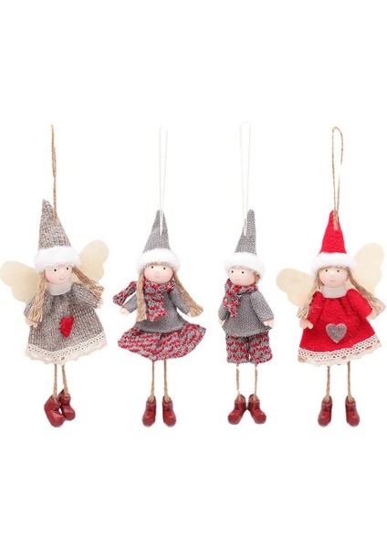 Melek Bebek Süsleri Mutlu Noeller Süslemeleri Gri Etek Kız (Yurt Dışından) fiyatları