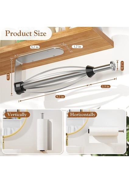 Banyo Mutfak Için Kağıt Havluluk Dolap Altı Havlu Bornoz Kancası (Yurt Dışından) fırsatları