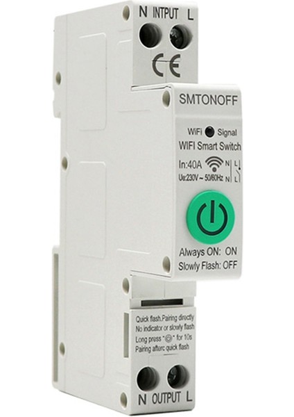 18MM40A Tuya Tek Fazlı Din Raylı Wıfı Akıllı Enerji Ölçer 50/60Hz A (Yurt Dışından) fiyatları