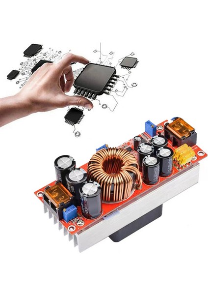Yükseltme 1800W Dc-Dc Boost Dönüştürücü Ayarlanabilir Gerilim Dönüştürücü (Yurt Dışından) indirimleri