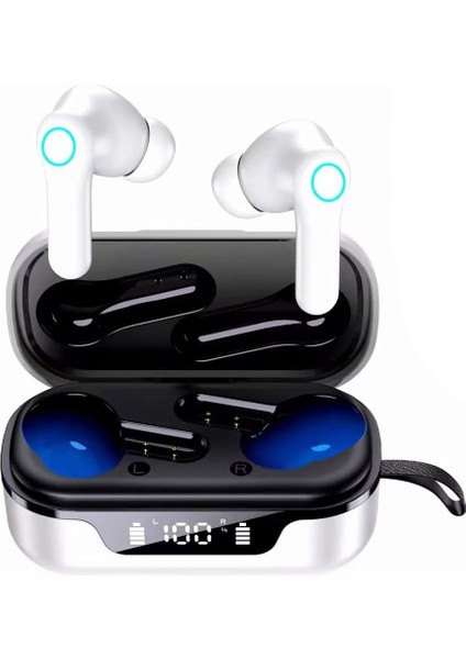 Bluetooth 5.0 Kulaklıklar Gerçek Kablosuz Kulaklıklar Hifi Müzik Kulaklıkları (Yurt Dışından)