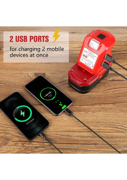 ULE08CR Adaptör Zanaatkarlar Için LED Lamba Adaptörü 19.2V Lityum (Yurt Dışından) modelleri