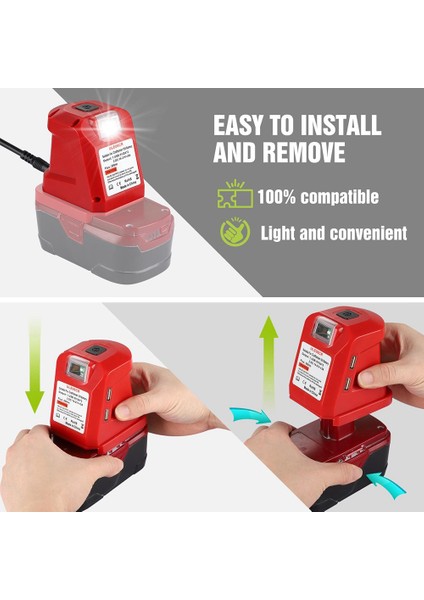 ULE08CR Adaptör Zanaatkarlar Için LED Lamba Adaptörü 19.2V Lityum (Yurt Dışından) fırsatları
