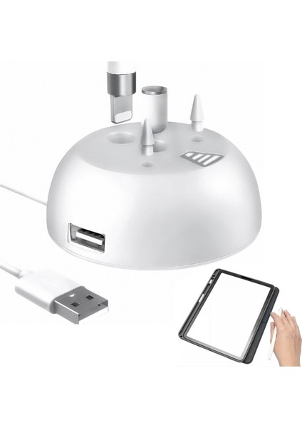Apple Pencil Taşınabilir Kalem Şarj Aleti Dock Adaptörü Için Şarj Standı (Yurt Dışından) fiyatları
