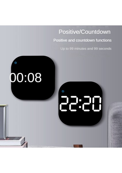 Ofis Dekorasyonu-C Için Dijital Masa Çalar Saat LED Ekran Görüntüsü (Yurt Dışından)