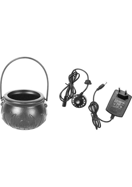 Cadılar Bayramı Cadı Pot Duman Makinesi Sis Sisleyici (Ab Fişi) (Yurt Dışından)