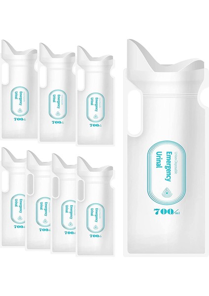 8pcs Tek Kullanımlık Idrar Torbası, Erkek, Kadın Için 700ML Idrar Torbası (Yurt Dışından)